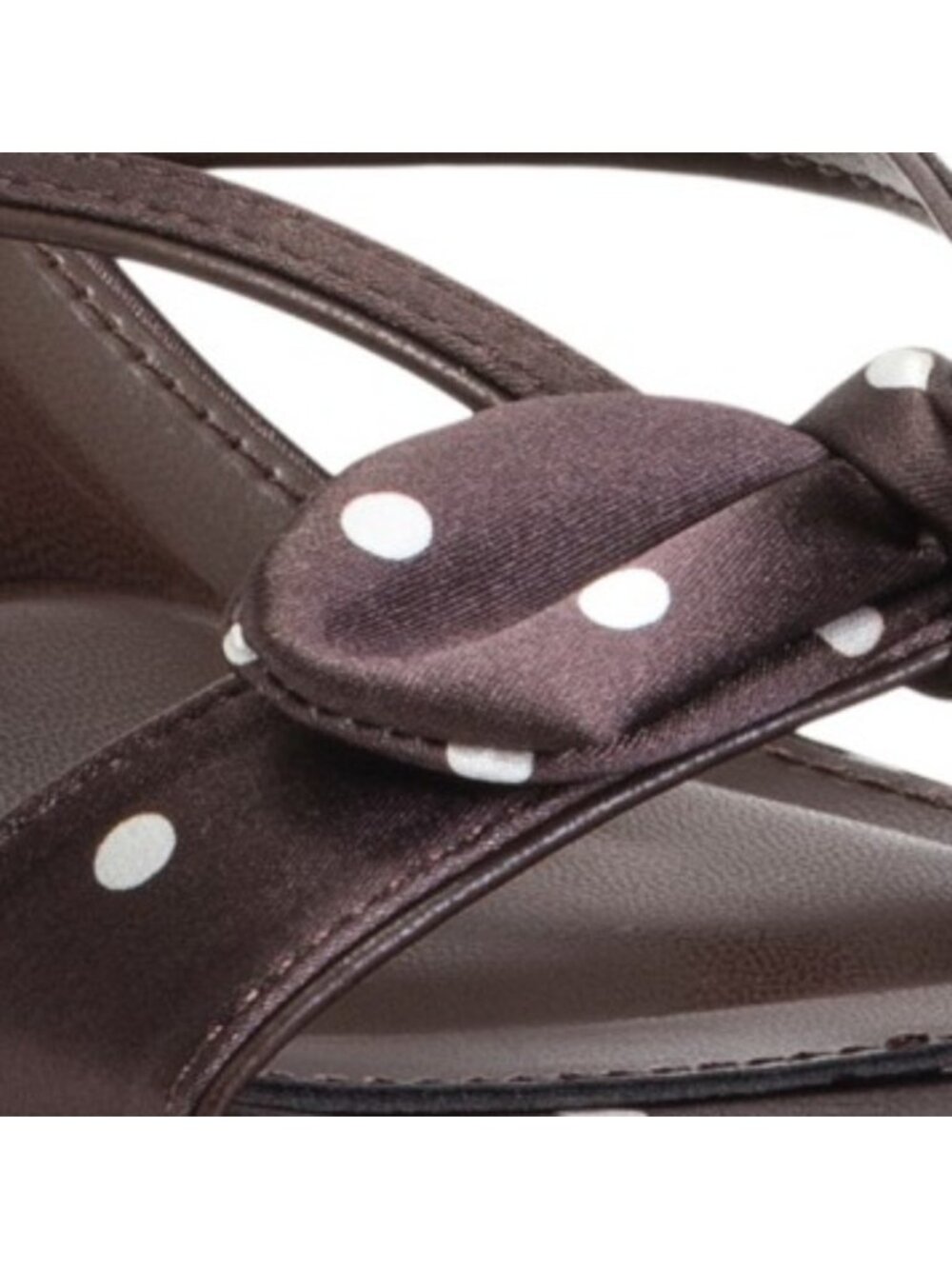 NICOLE MILLER Galante Polka Dot Heeled Sandals - Picture 4 of 5